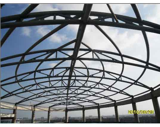 忻州中煤朔州宾馆管桁架工程